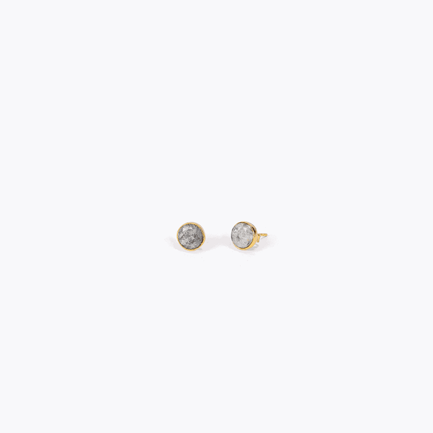 Boucles d'oreilles avec pierres naturelles