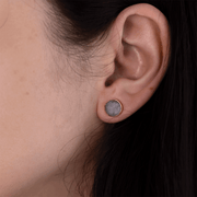 Boucles d'oreilles avec pierres naturelles