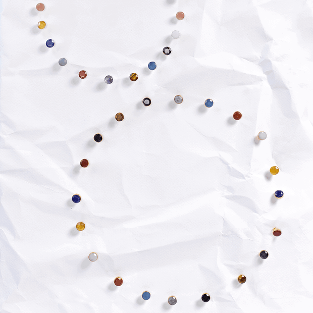 Boucles d'oreilles avec pierres naturelles