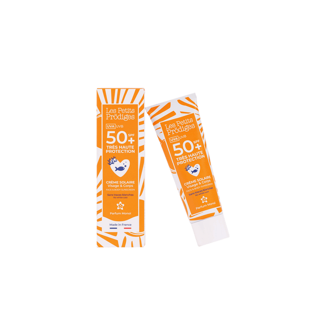 Crème solaire SPF50+ monoï visage et corps