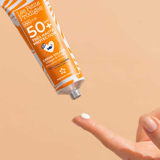 Crème solaire SPF50+ monoï visage et corps