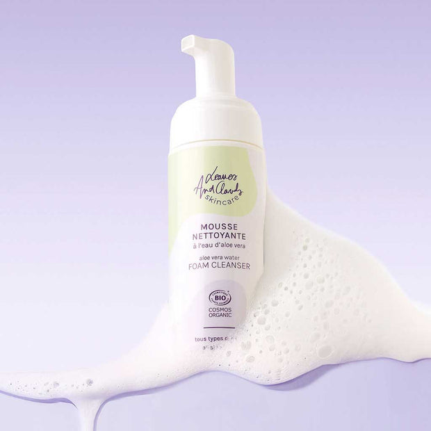 Mousse nettoyante naturelle aloe vera