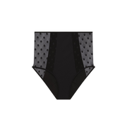 Culotte menstruelle taille haute plumetis rhéa