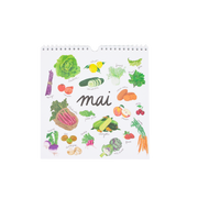 Calendrier mensuel fruits et légumes de saison