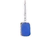Collier avec pierre naturelle sertie