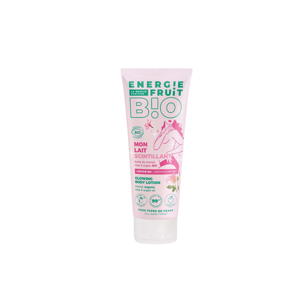 Lait corps scintillant monoï rose