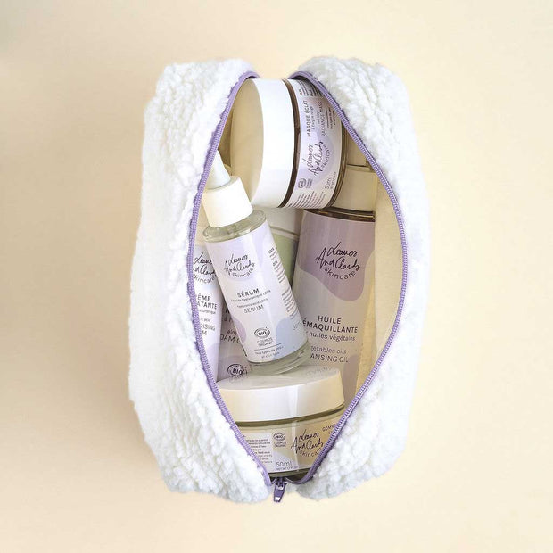Trousse sherpa blanche