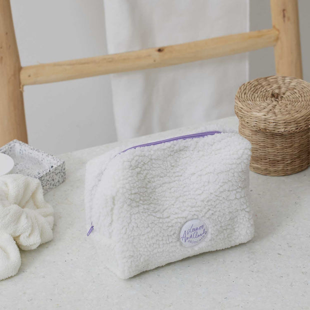 Trousse sherpa blanche